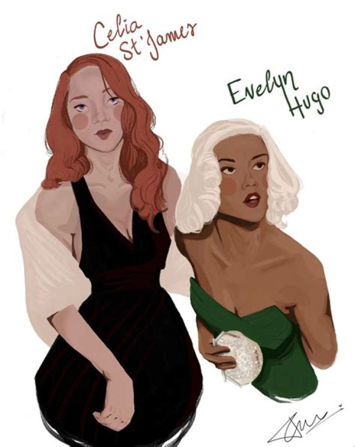 Evelyn Hugo and Celia St. James em 2022 Poses, Personagens liter&aacute;rios