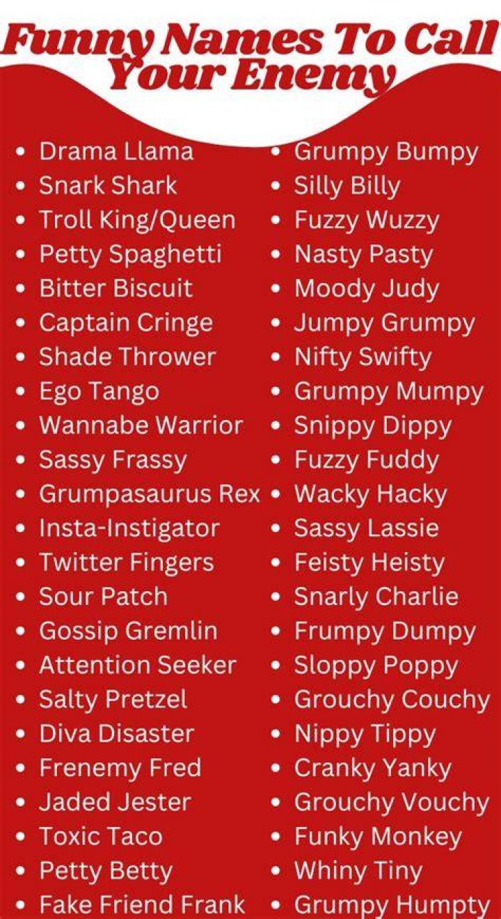 Mean Names To Call Your Boyfriend Meaning Mania